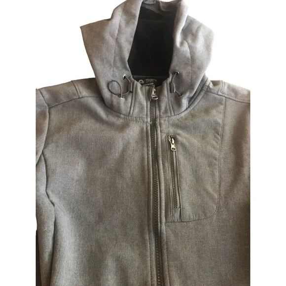 Mondetta Outdoor Project Women's Small Petite Jacket Lightweight Grey - Picture 3 of 11